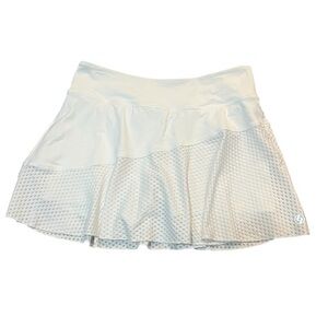 LIJA White Tennis Women's Skirt with Shorts Size XS